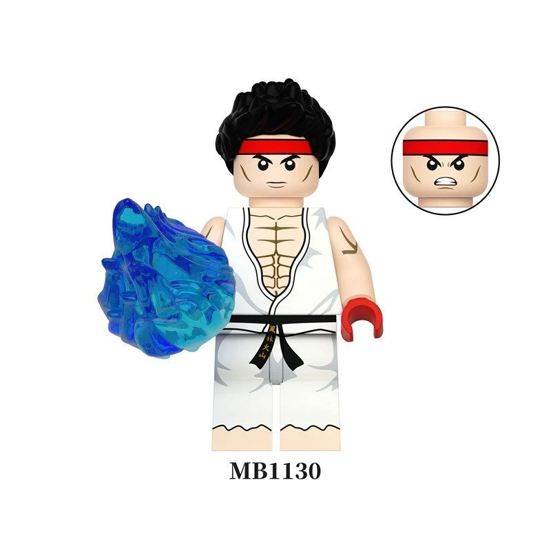 Fighting Game Figure Peripheral PVC Model Assembling Building Blocks Desktop Decoration Ornaments Birthday Gift Toys