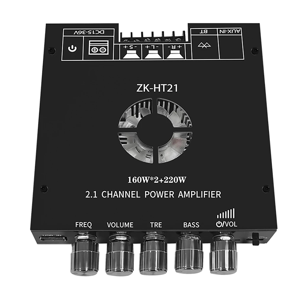 HFES ZK-HT21 Bluetooth Digital Power Amplifier Module 2.1 Channel TDA7498E