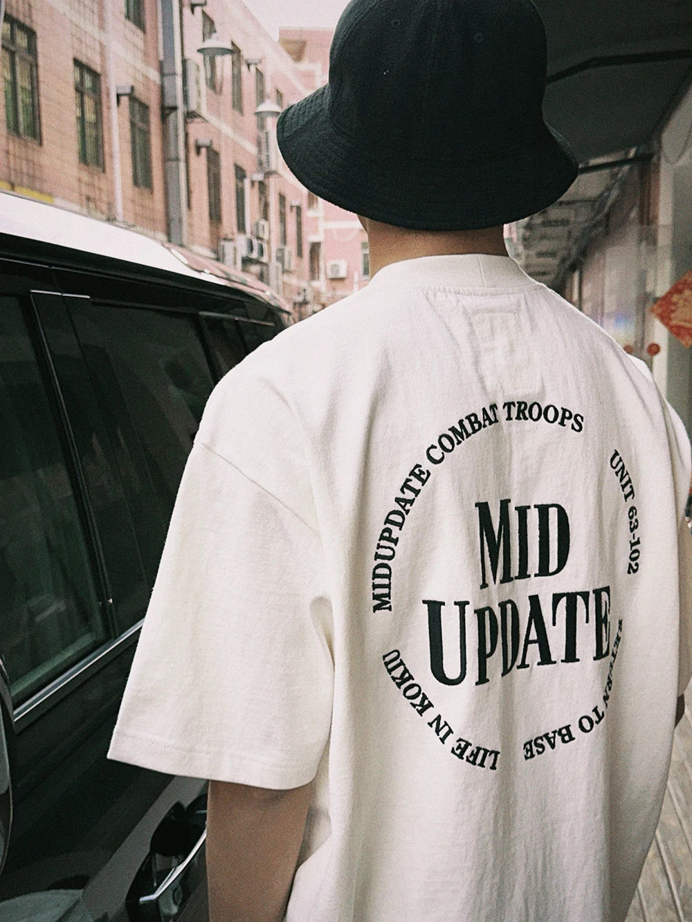 

Midupdate Summer Loose Cotton ort Sve Embroidered T-irt Men's Heavyweight Comfortable Breathable Faionable Tee