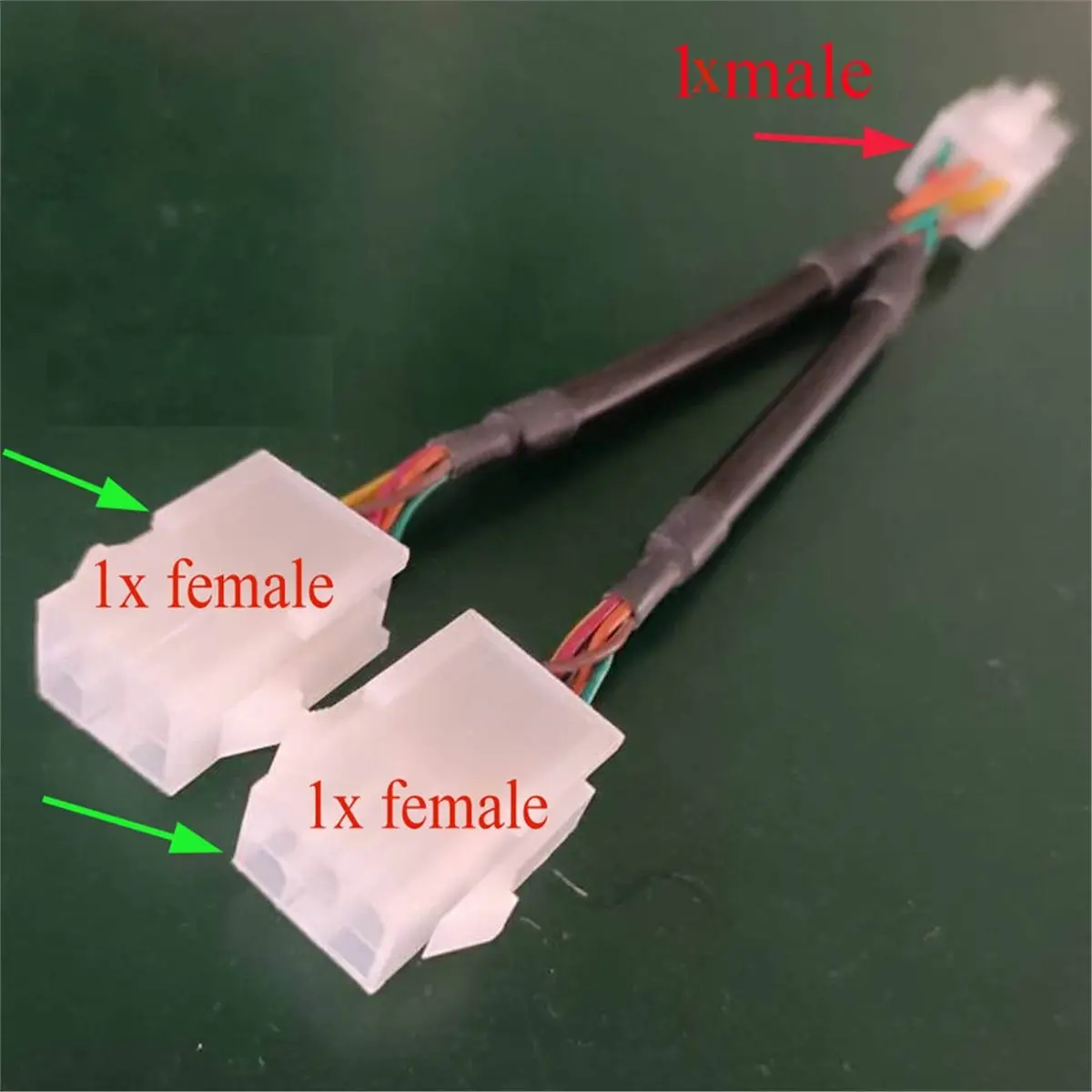 Promotion MDB6P Male to Two Female 20CM for Unmanned/Automatic/Vending Machines/Coin-Operated Machines/for /Split-Split