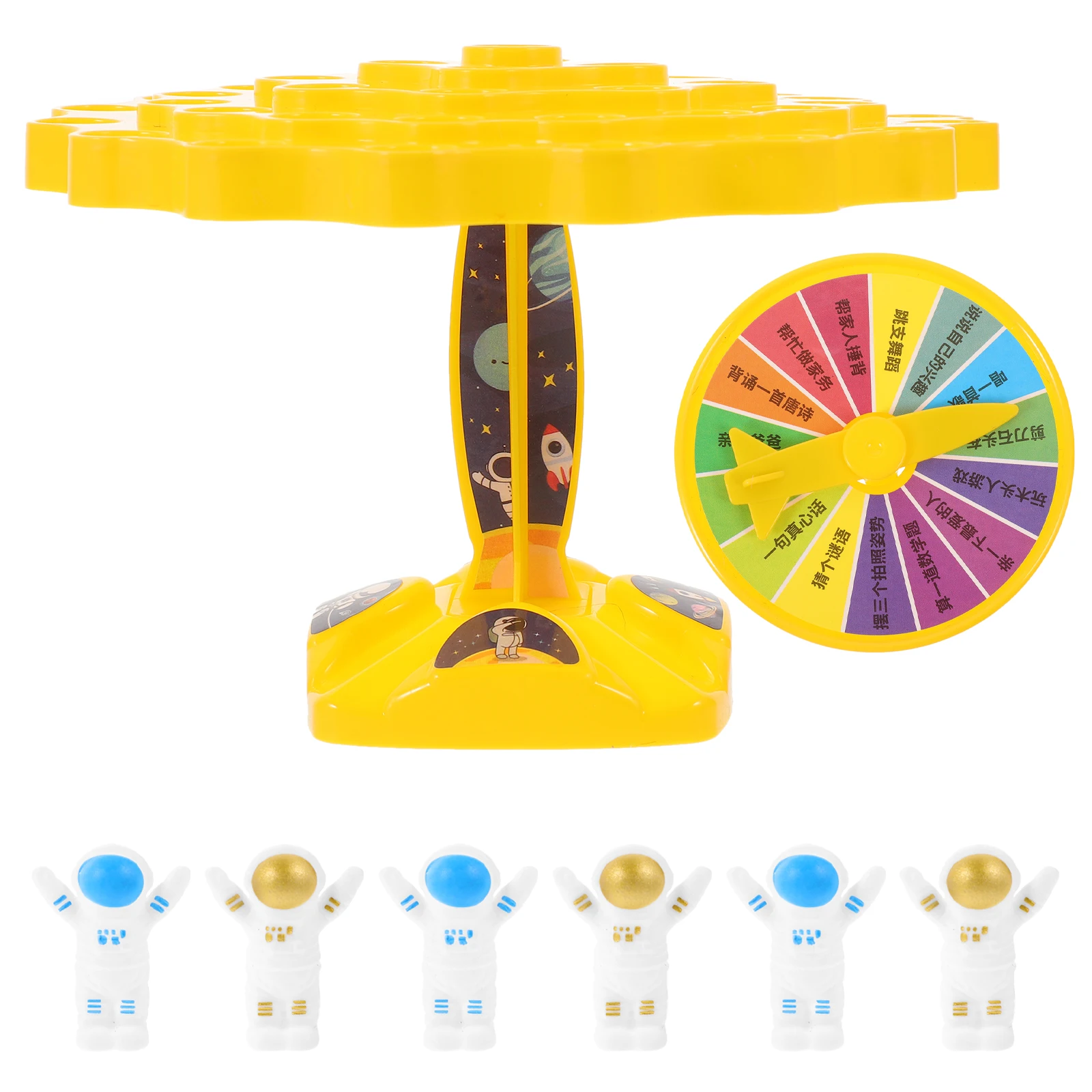 

1 Set Plastic Astronauts Balance Blocks Spaceman Toddler Educational Plaything Kids Stacking Themed Learning For