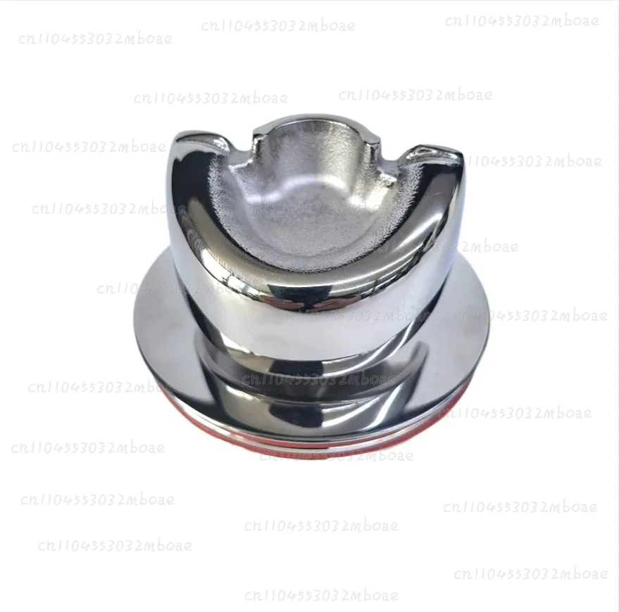 1pcs  V2 bottomless flat coffee machine handle transformable bull horn gold coin double mouth