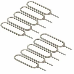 50000pcs Metal Sim Card Tray Removal Eject Pin Key Tool Steel Needle Opener For iPhone iPad Samsung Huawei Xiaomi Mobile Phone