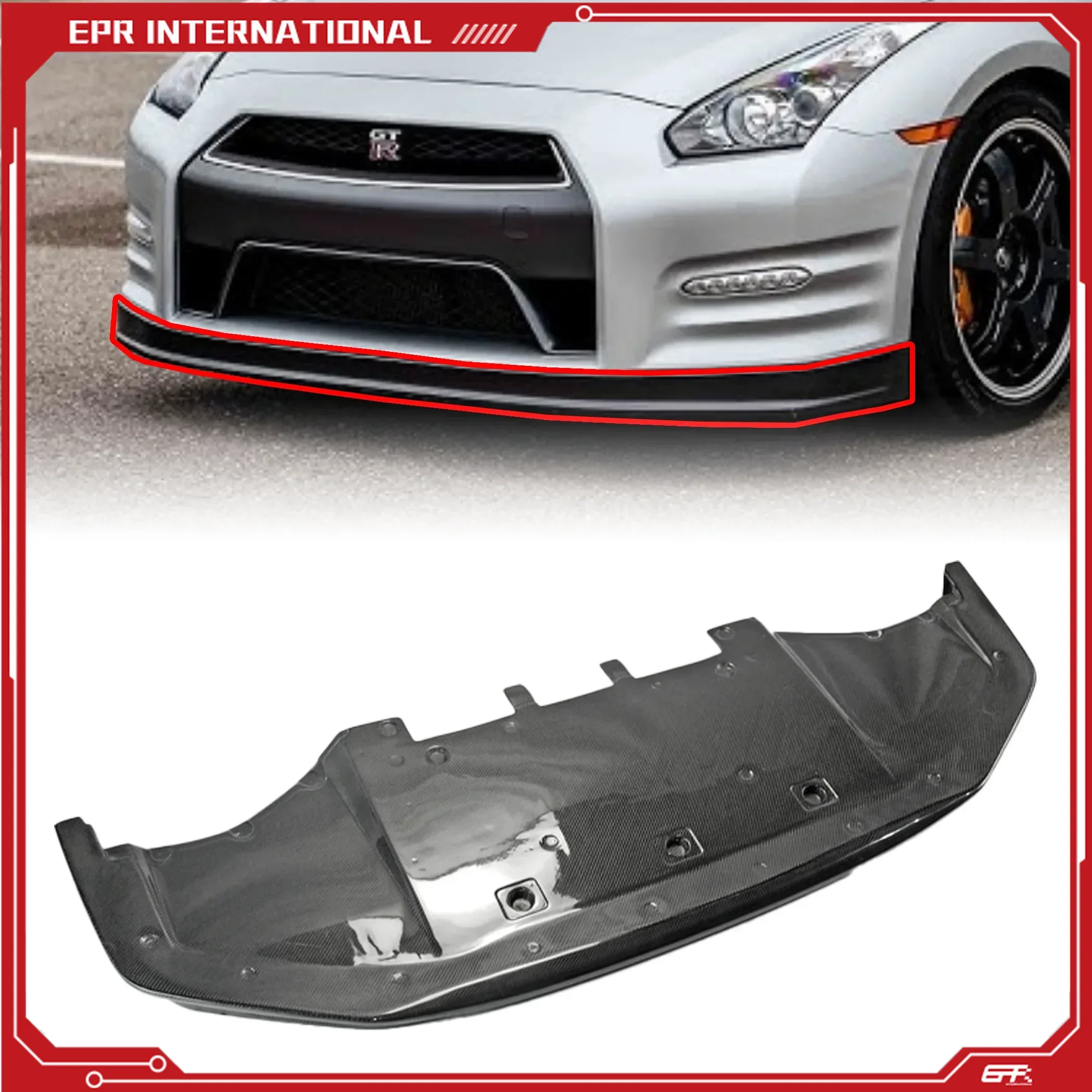 

Nissan GTR R35 NIS Style Front Lip