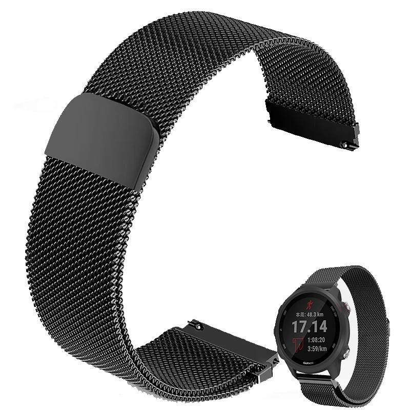 Milanese Loop Strap for Garmin Vivoactive 5 265 Denver SW360 DW Replacement 20mm 22mm Bracelet Watchband for CITIZEN Seiko Omega