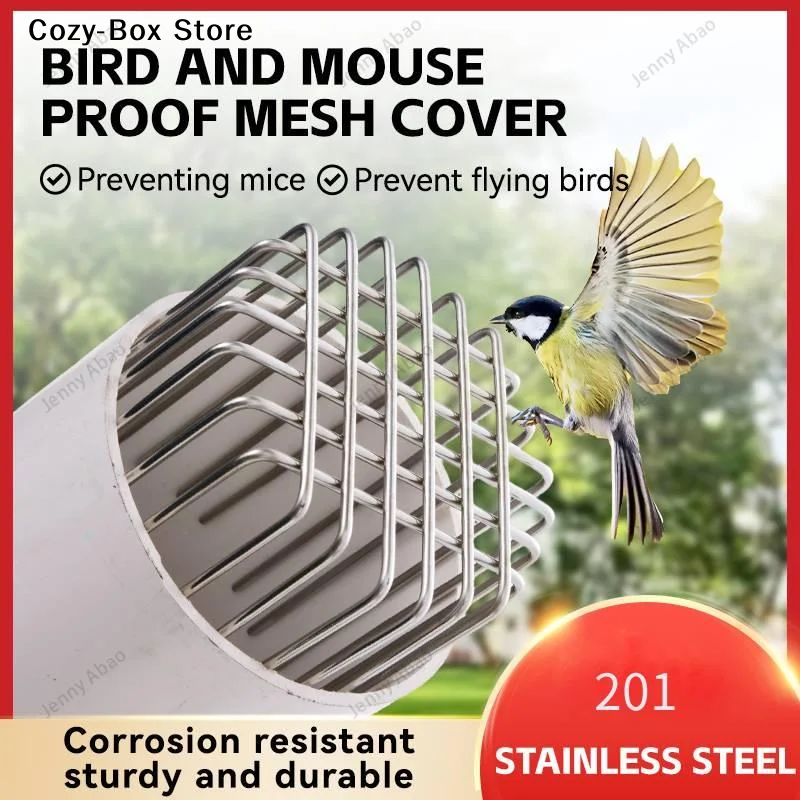 [ZY]1Pcs Stainless Round Balcony Drainage Cover Anti-blocking Roof Floor Drain Outdoor Large Displacement[ZY]