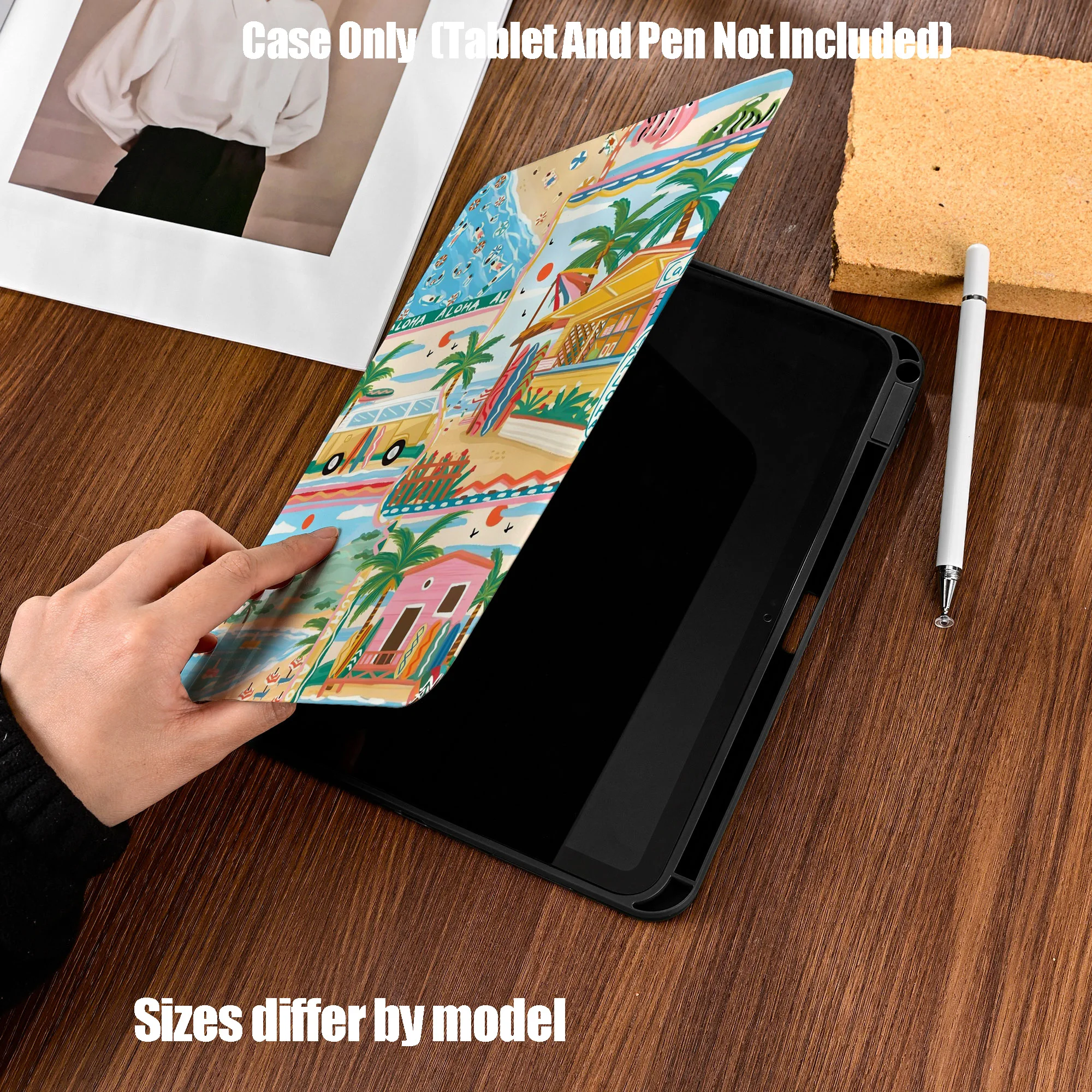 Premium TPU Tablet Case for Samsung and Apple All Models Slim Fit Protective Cover，Shockproof Lightweight Durable 4