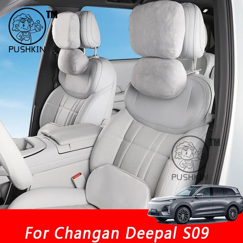 

For Changan Deepal S09 2025 2026 Neck Pillow Memory Foam Pillows Waist & backrest Car Accessories
