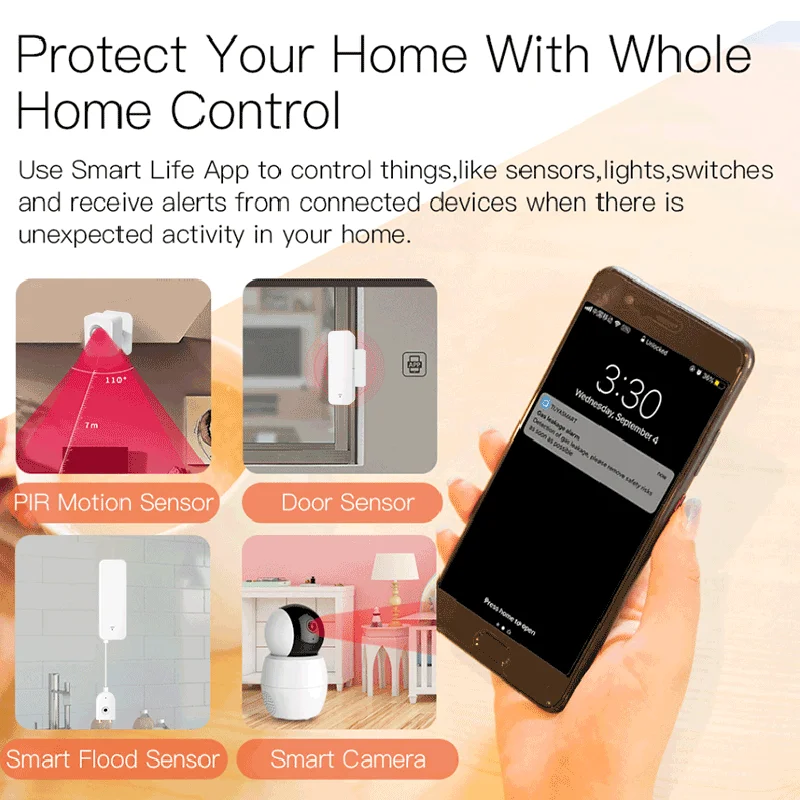 Tuya Smart Gateway Hub Smart Home Bridge WiFi ZigBee APP telecomando Wireless Alexa Google