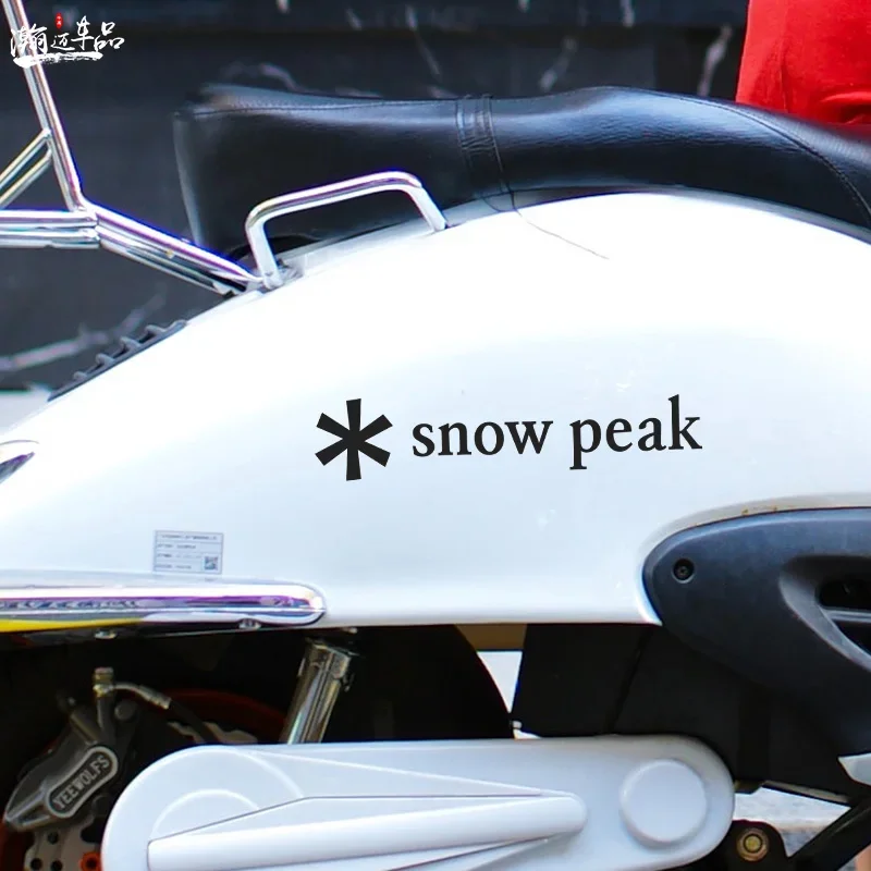 ملصقات سيارة يابانية للتخييم في الهواء الطلق، ملصقات سيارات سنوبيك، صندوق جمع المخيم البري، ملصقات زخرفية