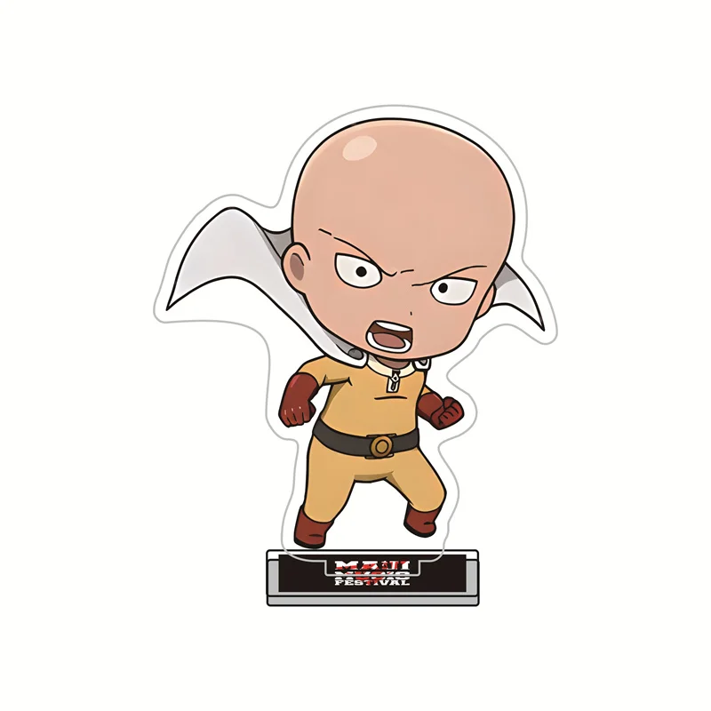 10CM Anime ONE PUNCH MAN Acrylic Stand King/Zombieman/Superalloy