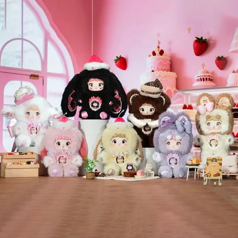 Nommi v7 caixa cega nuomi 'er uma mordida de querida amal lilith colaboração caixa cega boneca de pelúcia na moda surpresa presente brinquedo