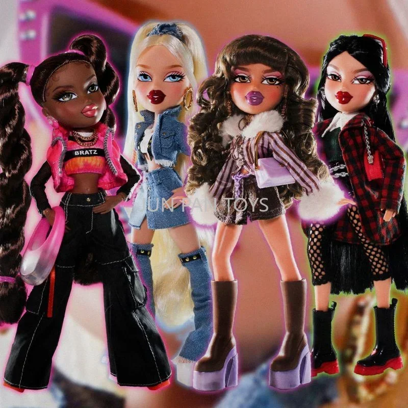 Bratz Doll Collectors 20 Yearz Yasmin Cloe Jade Sasha Camron Children Toys Girl Fashion Action Figure Doll Birthday Gifts Model