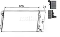 CR1395000S engine radiator for engine radiator (648 ×) CADDY PASSAT GOLF JETTA OCTAVIA OCTAVIA OCTAVIA TOURAN ALTEA SUPERB tdi CFHC