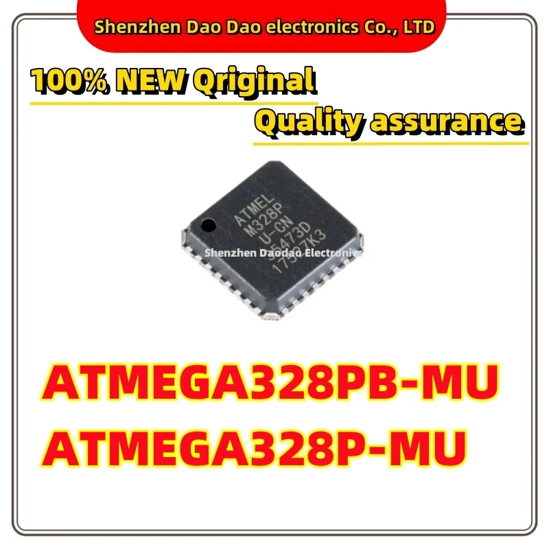 

ATMEGA328PB-MU M328PB-U ATMEGA328P-MU M328P-U VQFN-32 Microcontroller chip IC new original