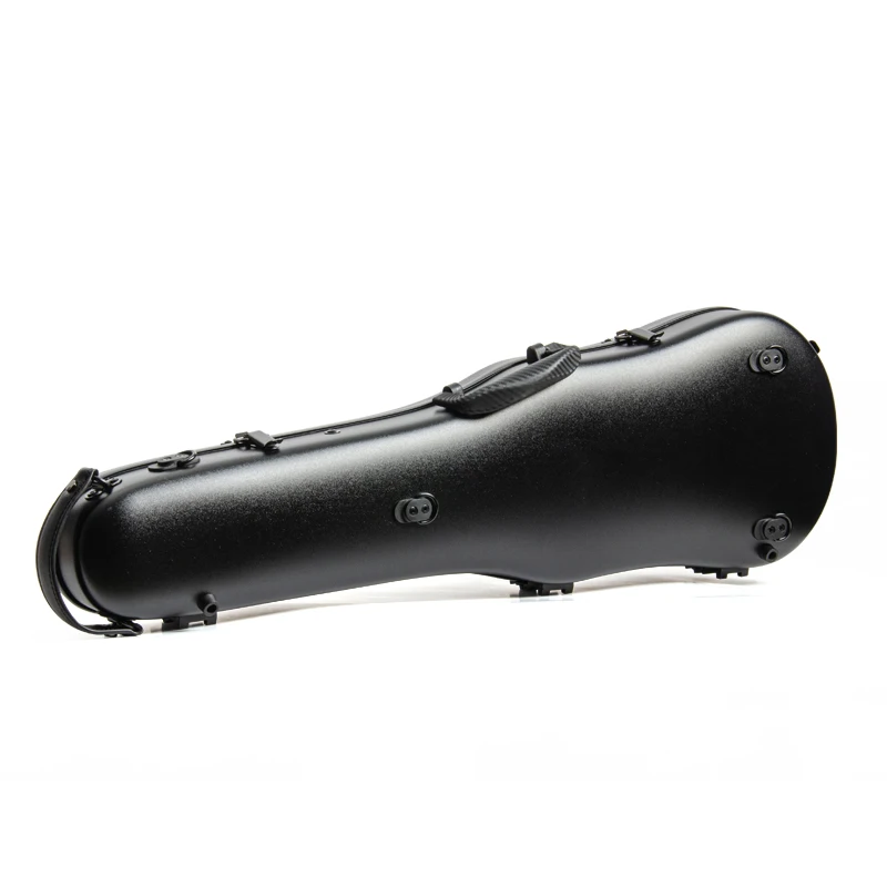 CHRISTINA High Quality Hard Violin Case Matte Black 4/4-3/4 Size Adjustable Lightweight NEW Composite Material VB94-5