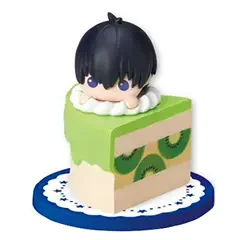 Gashapon BLUE LOCK Cute Cakes' Prop Anime Figures Isagi Yoichi Nagi Seishiro Rin Itoshi Action Figures Model Kids Toy