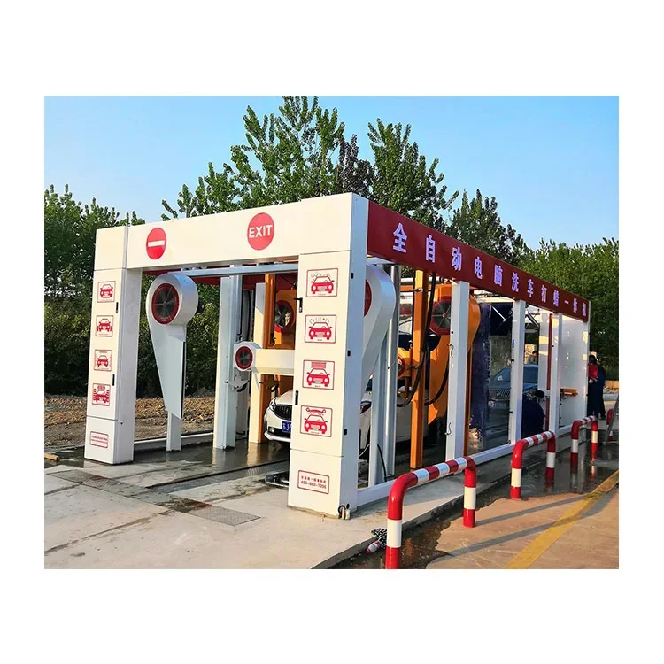 Estación inalámbrica completamente automática de la lavado de autos de la máquina de lavado de autos de vuelco a precio directo de fábrica personalizada de YG