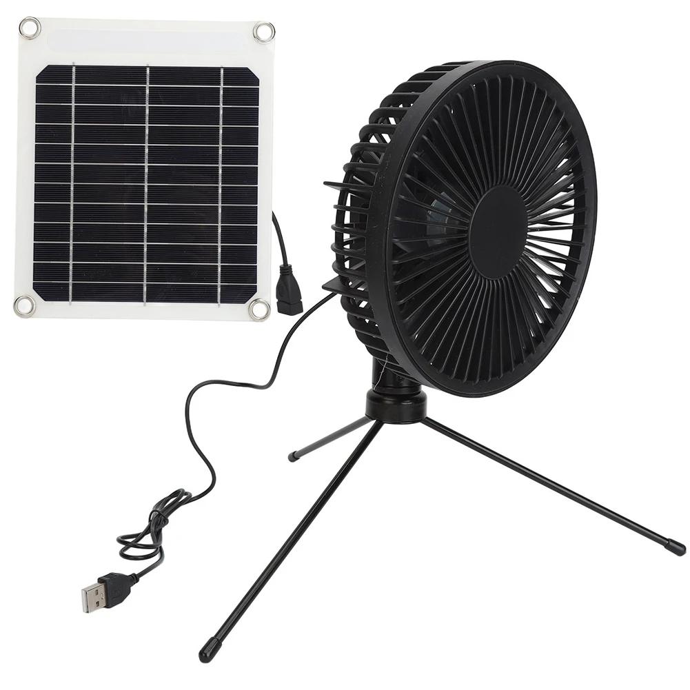 

Outdoor Use Portable Powered Fan Outdoor Cooling Fan High-efficiency 20w Solar Panel Monocrystalline Silicon Material