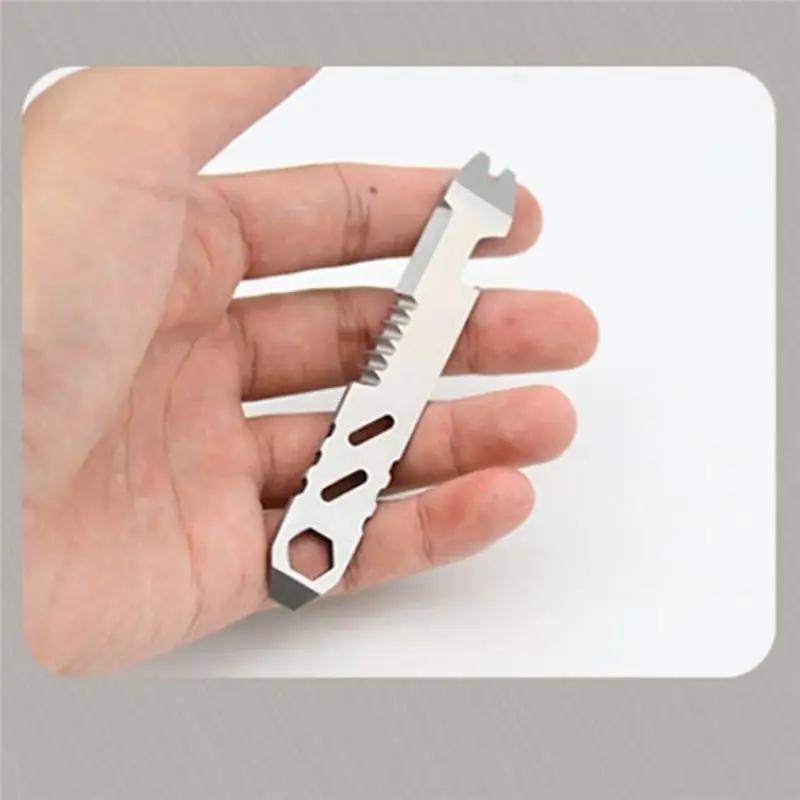 ABAG الفولاذ المقاوم للصدأ متعدد الوظائف قضيب رفع مفتاح ربط سداسي صغير أداة خارجية متعددة الوظائف