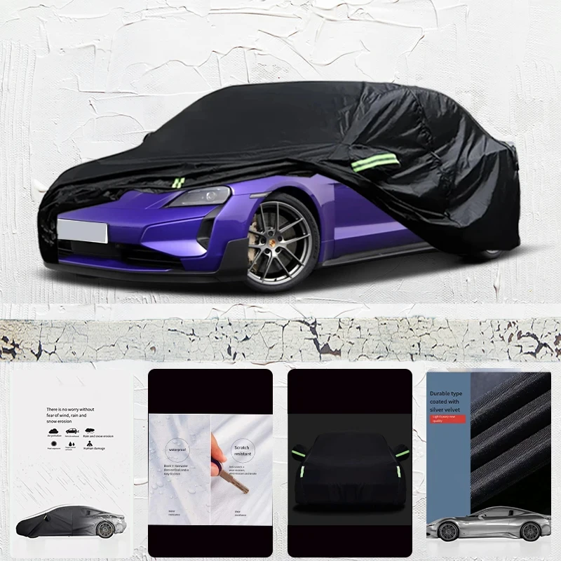 

For Porsche Taycan Car cover Exterior Car Cover Outdoor Protection Full Car Covers Waterproof