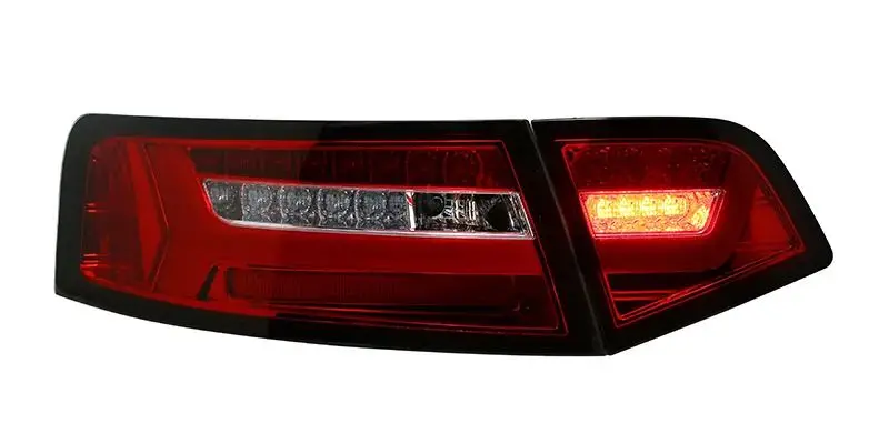 الترقية إلى مجموعة الضوء الخلفي LED الكاملة المعدلة عالية الجودة الضوء الخلفي لأودي A6L 2009-2012 التوصيل والتشغيل