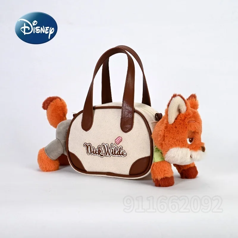 Disney Judy Nick New Women's Handbag Cartoon Fashion Women's Shoulder Crossbody Bag Casual Doll Women's Bag Large Capacity
