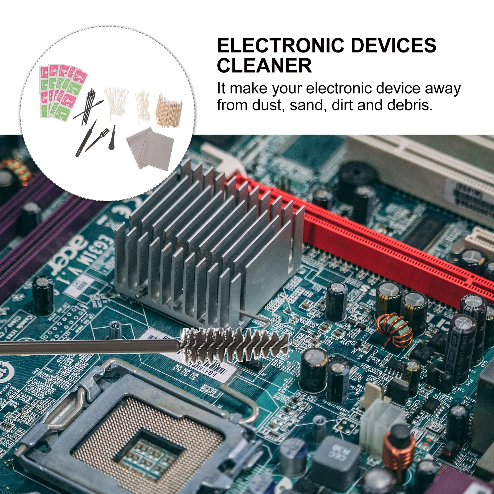 

Earphone Cleaning Kit Headphone Cleaner Brush Set Laptop Tools Plastic Safe Material Gentle Texture Protect Electronics Dust