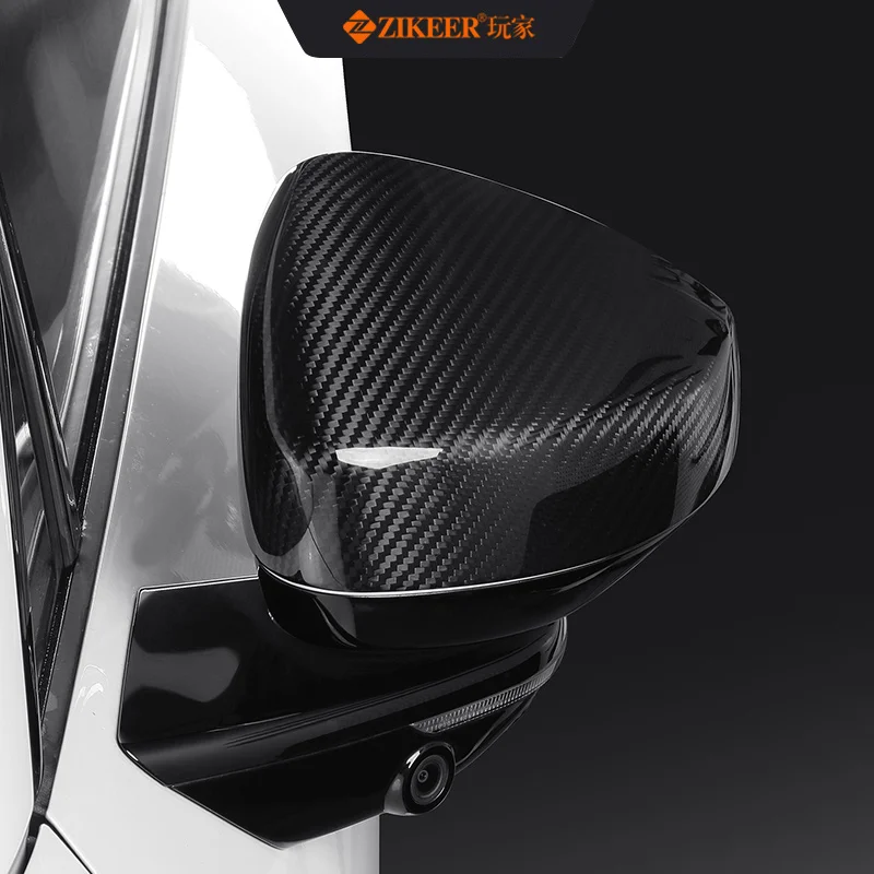 ZEEKR 7X ألياف الكربون مرآة الرؤية الخلفية التصحيح تعديل السيارة منتجات ألياف الكربون الأصلية #2