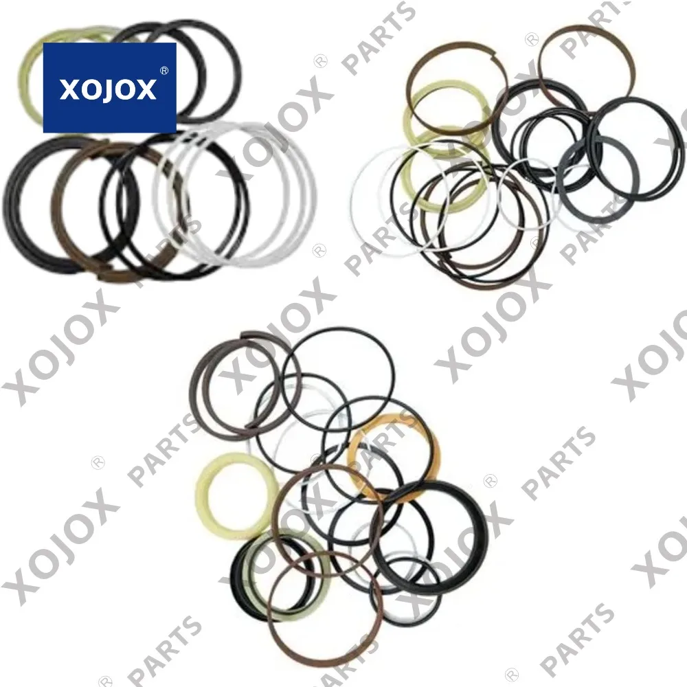 

XOJOX HOLDWELL Boom Cylinder LZ00440 + Bucket Cylinder LZ00496 + Arm Cylinder LZ00495 Seal Kit compatible with Case Excavator CX