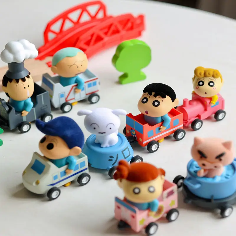 52toys ชุดรถไฟเครยอนชินจัง ซีรีส์กล่องสุ่ม รถของเล่นเคลื่อนที่ ตุ๊กตาน่ารักทำมือ คุ้มค่า ของขวัญเทศกาล
