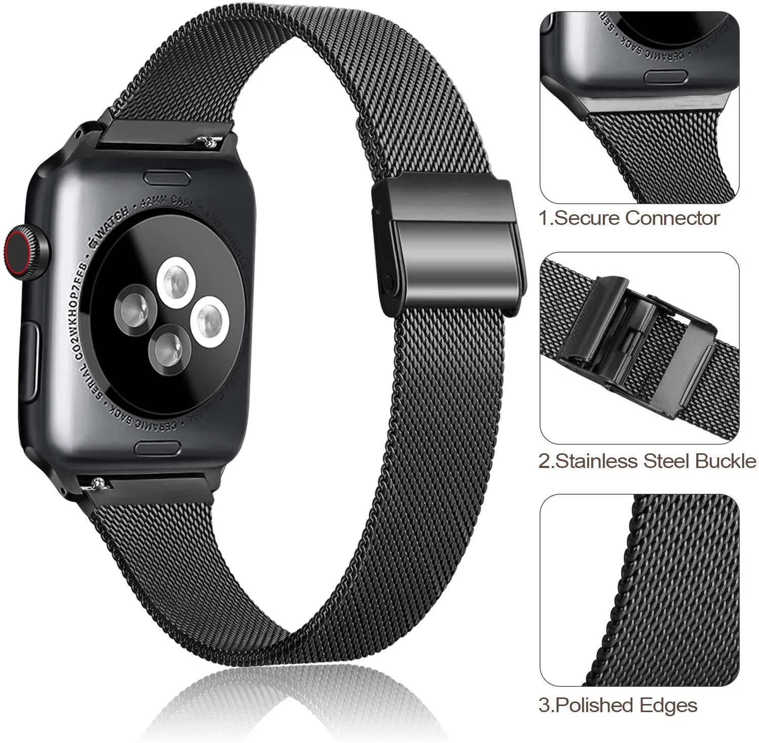 Milanese strap For Apple watch 9 8 7 45mm 41mm 6 5 4 3 2 SE 40mm 44mm 42mm Metal small waist wristband For iWatch Ultra 2 1 49mm