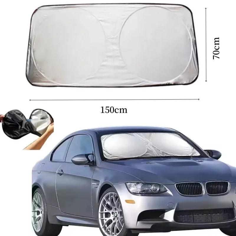 

Car Window Sunshade Cover Sun Shade Windshield Visor Protector Windscreen Folding Auto UV Protection Curtain Styling Accessories