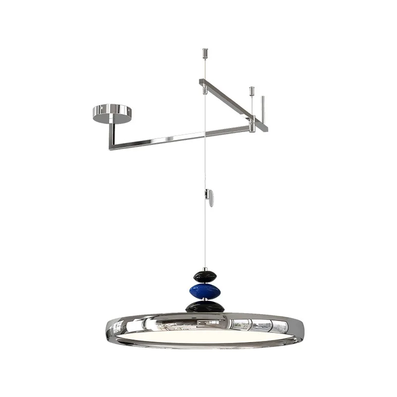 Rocker arm chandelier restaurant light full spectrum high display finger medieval Bauhaus flying saucer bar lamp