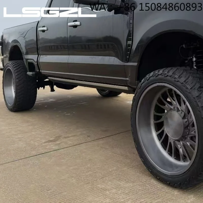 Super‑Single Forged Deep‑Concave Offroad Wheels 20x10‑24x14 6‑10 Lug Auto Accessories For F250 Heavy Pickup Tuning Parts