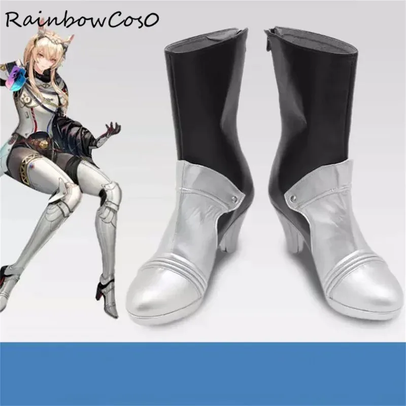 

Margaret Nearl Nearl the Radiant Knight Arknights Cosplay Shoes Boots Game Anime Party Halloween Chritmas RainbowCos0 W3978