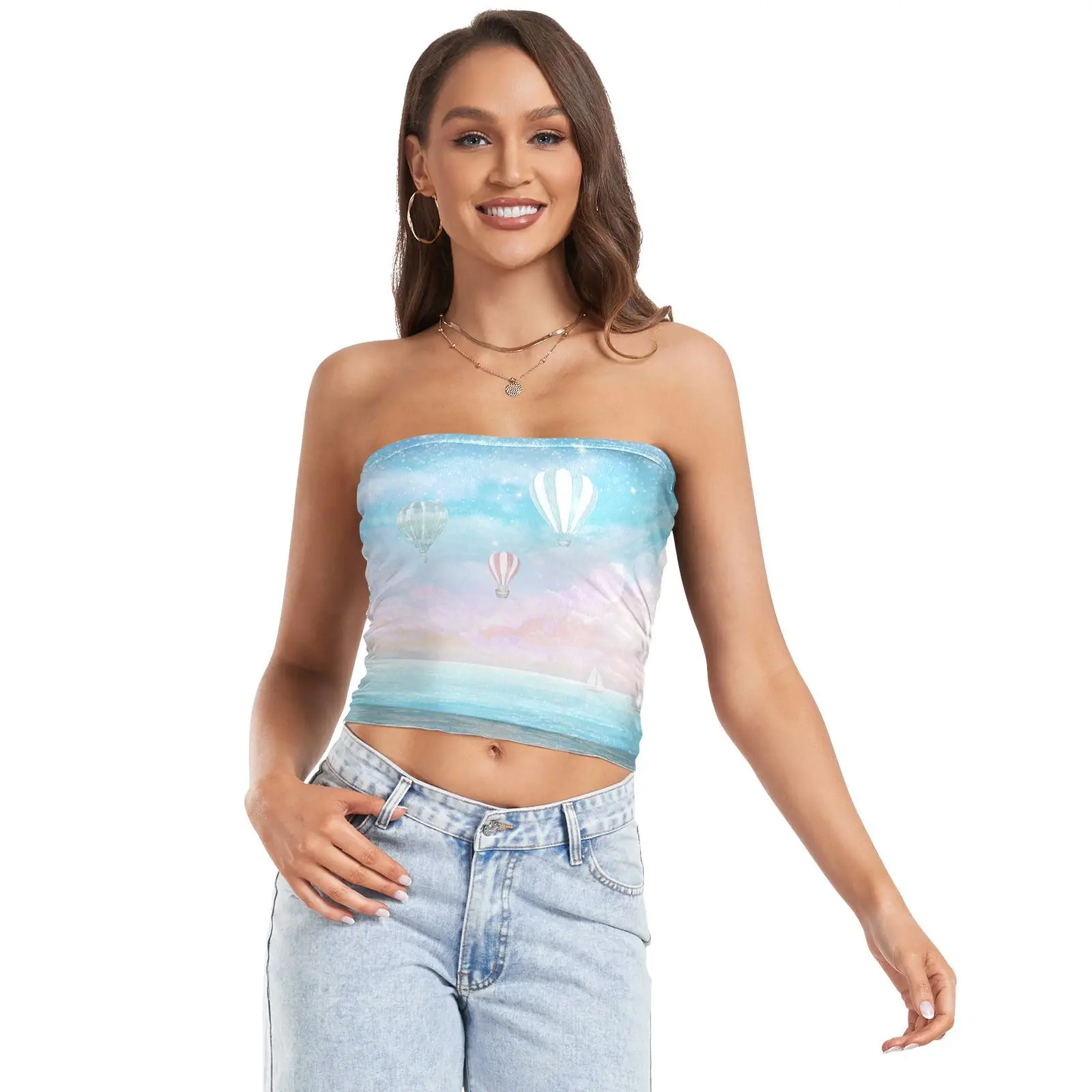 Women Lady Crop Tops Sexy Sleeveless T-Shirt Tank Tops Summer Beach Vest Bare Midriff Summer Fashion Crop Top Clothes