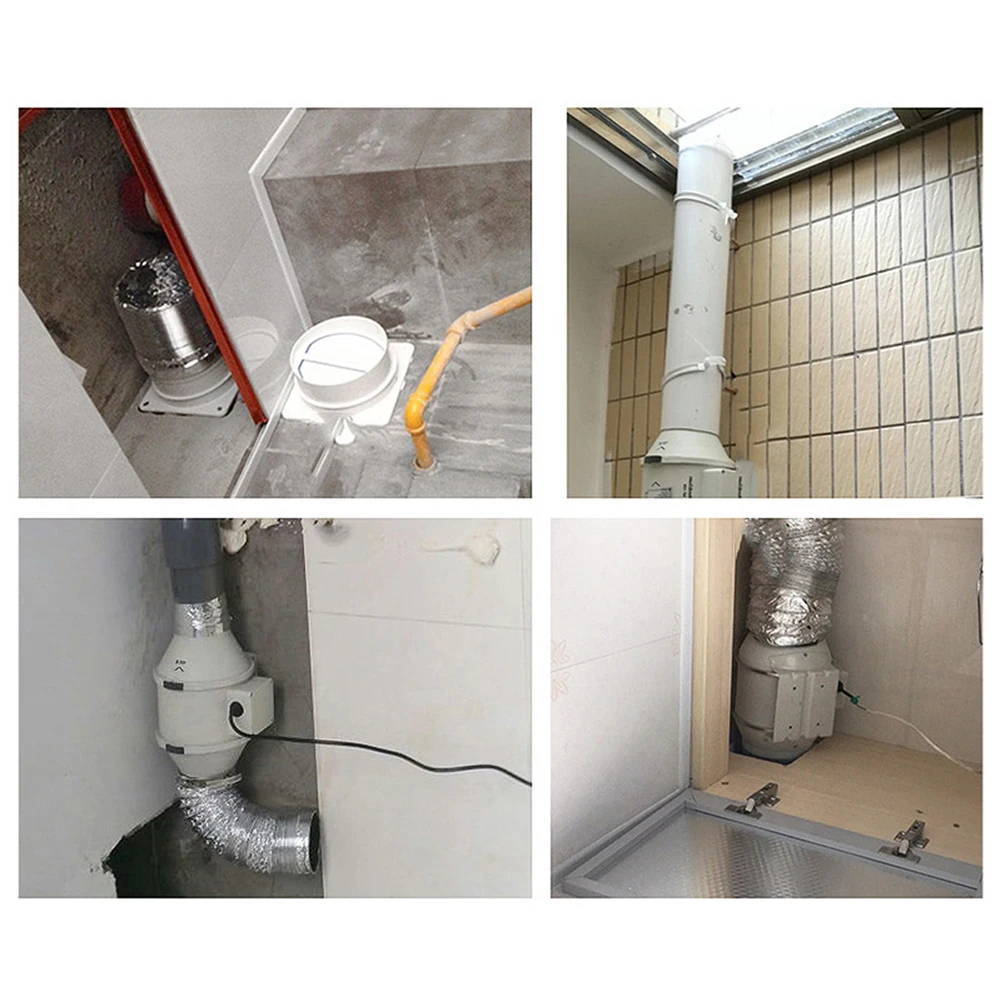 For Bathroom Exhaust Valve PVC Check Valve Bathroom Use Compact Design Ventilation Compact Design Efficient Airflow Control