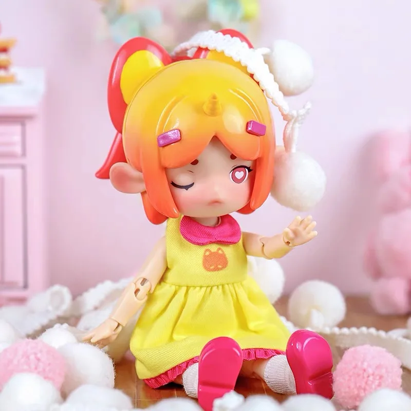 Penny\'s Box Obtisu11 Dolls Blind Box Cute Elf Unicorn Bjd Dolls Figures Mystery Box Anime Model Kawaii Surprise Toy For Kid Girl