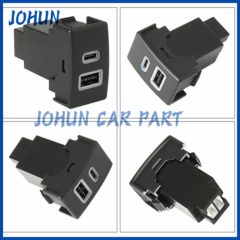 12V Car Dual Fast Charge PD Fast Charge QC3.0 Charging Outlet Power Interface Adapter for Mazda 3 5 6 2 CX-7 Cars Accessories