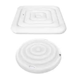 Hot Tub Cover Inflatable Lid Handled Hot Tub Cover Outdoor Protection Thermal Tub Cover For Bathroom Hostel Spa Centre