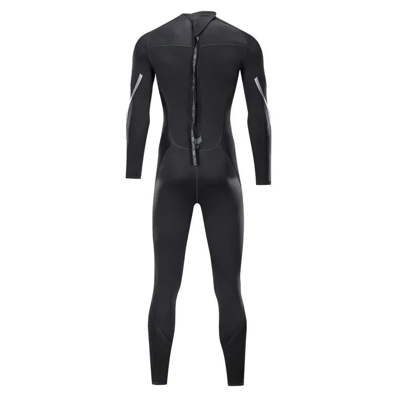 4xl 3xl Mens Diving Suit One-piece 3mm Wetsuit men Jump s  Wet  for Cold Water Swimming  Surfing Winter swimsuit