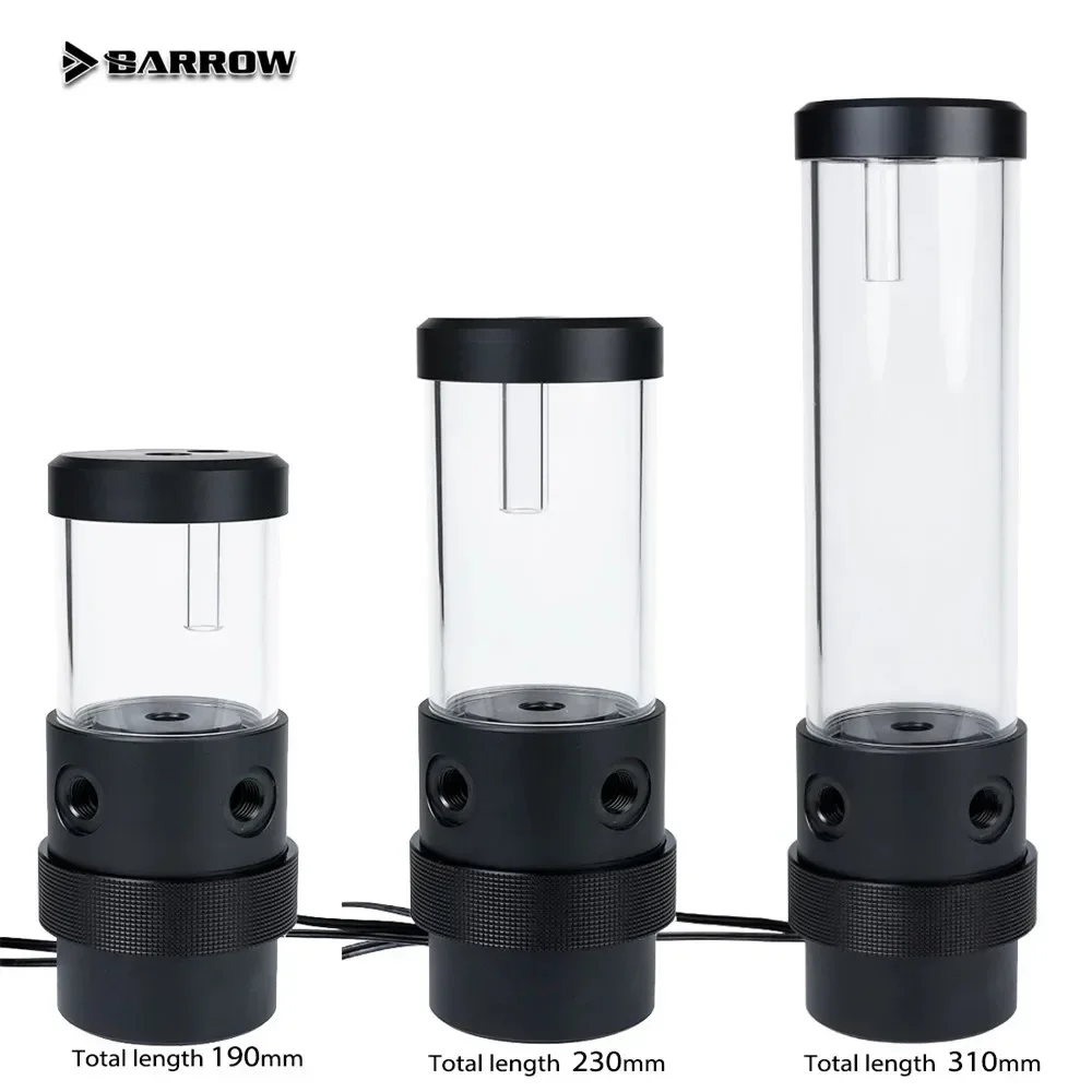 Barrow D5 pump water tank combination PWM 18W, Maximum Flow 1260L/H, acrylic water tank, multi-color optional