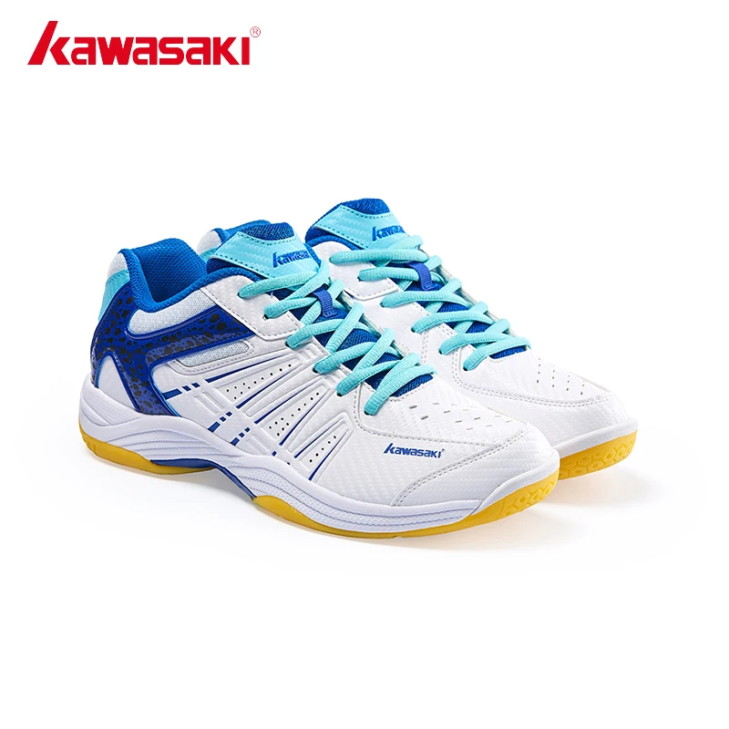 Kawasaki Original Brand Men\'s Tennis Sneakers Anti-Slippery Breathable Badminton Shoes Tennis Female  K-065D