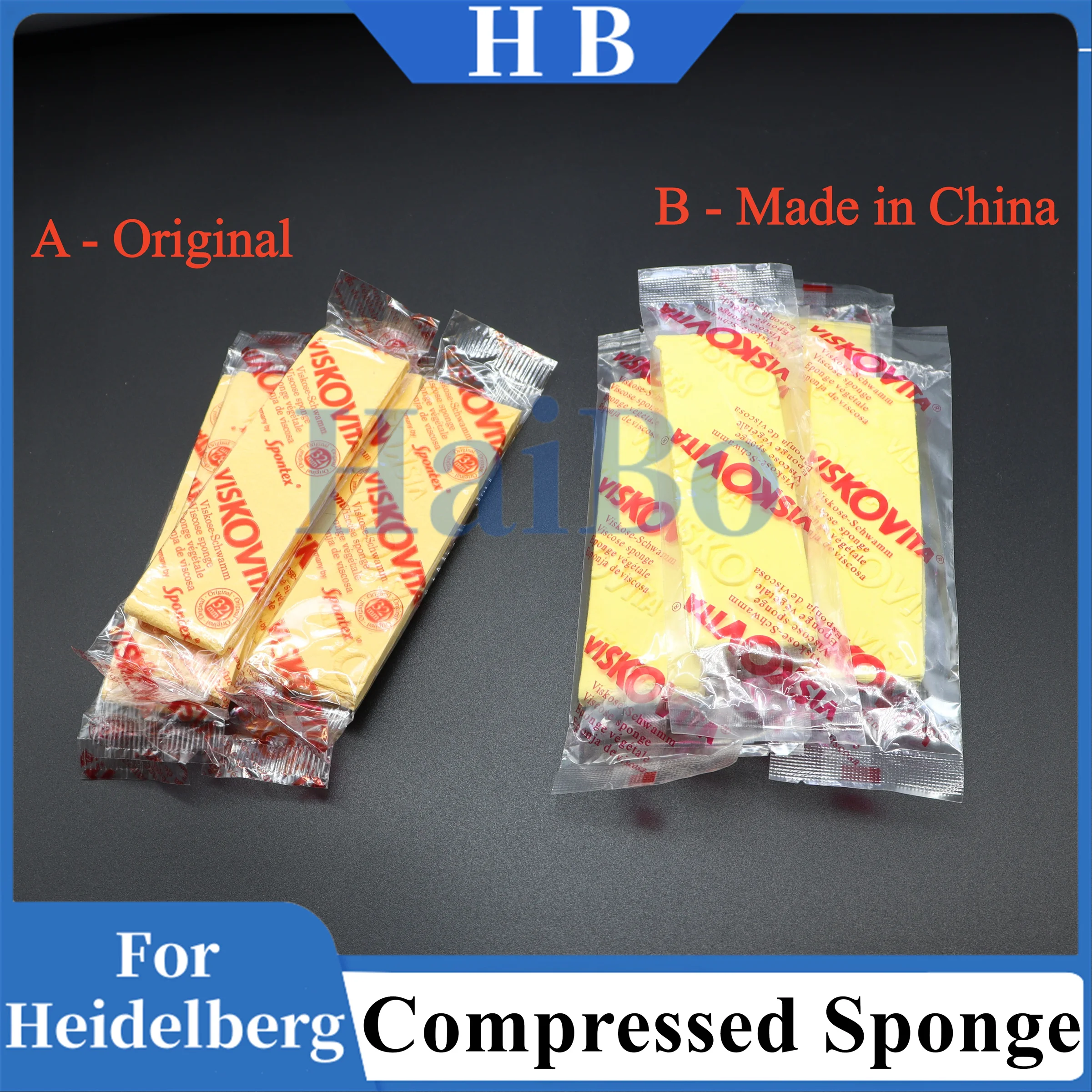 

Высококачественная компрессионная губка HaiBo для очистки PS-панелей, для печатных машин, мойки автомобилей, бытового использования - Расходные материалы в блистерной упаковке