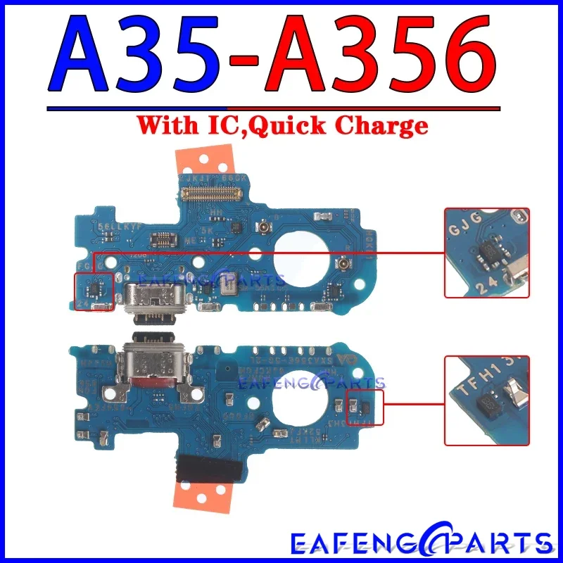 Usb Dock Charger Port for Samsung Galaxy A04 A04E A04S A14 A24 A34 A54 A05 A05S A15 A25 A35 A55 4G 5G Charging Board Module