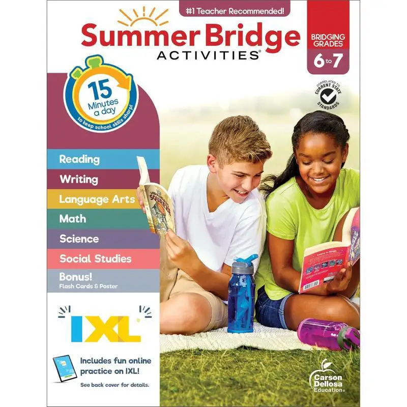 Summer Bridge Activities Grades 6  7 Carson Dellosa Education Carson Dellosa Education 9781483872759 Book