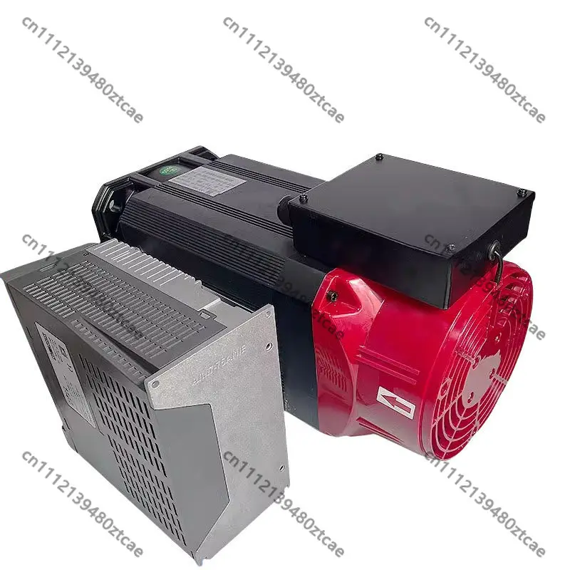 380V Asynchronous Spindle Servo Motor Kit 5.5/7.5KW 6000/8000RPM Universal CNC Milling Spindle Motor Driver Set
