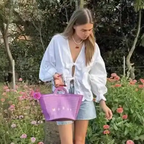 

Women's Hollow Embroidery Lace up irt Long Swev Cusizable Design Service Workwear Cotton 00% Fac Warehouse Logistics