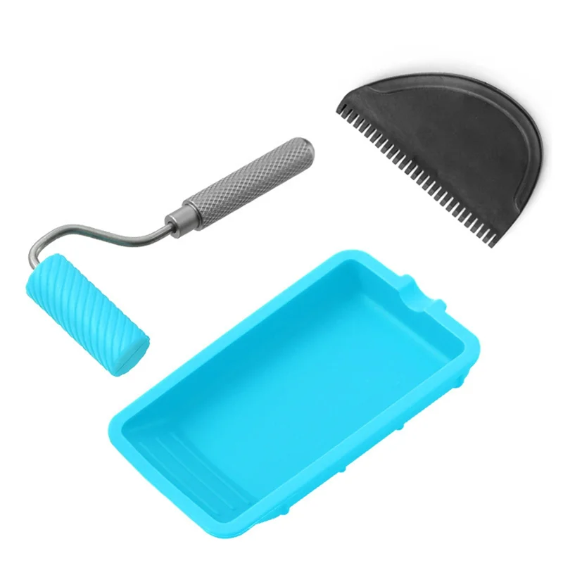 

A26F-Woodworking Glue Pen Set With Brush And Row Brush Tool In Silicone Box For White Latex